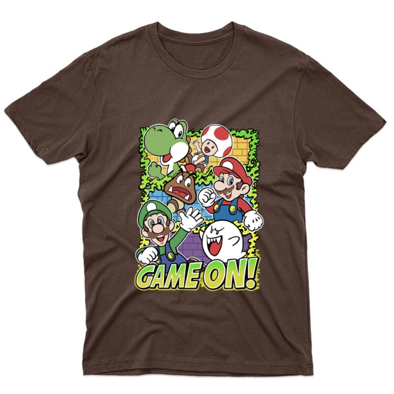 Game On Mario Unisex Póló