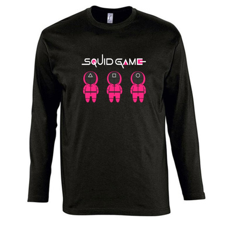 Squid game 3 soldiers Hosszú Ujjú Póló