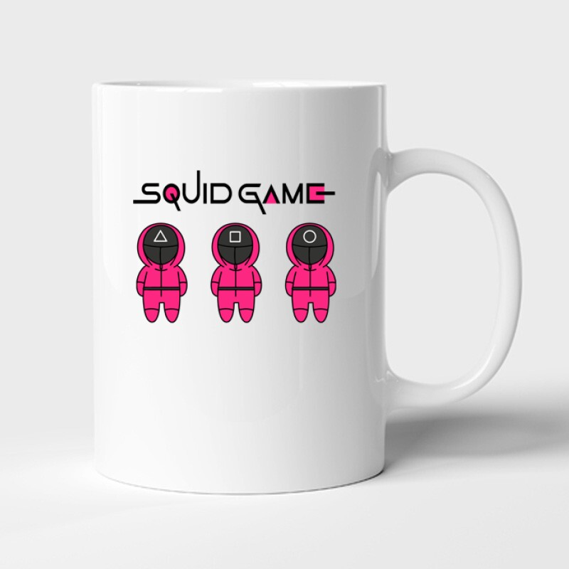 Squid game 3 soldiers Bögre
