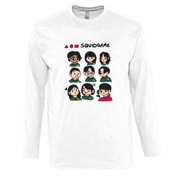 Squid game Players Hosszú Ujjú Póló