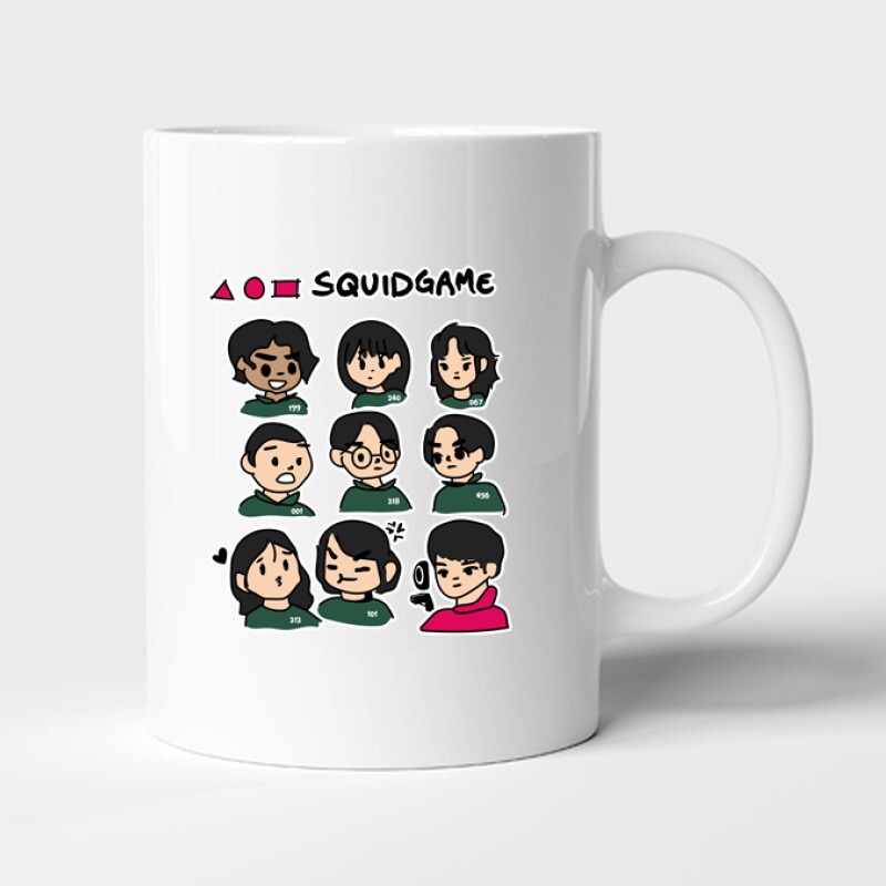 Squid game Players Bögre