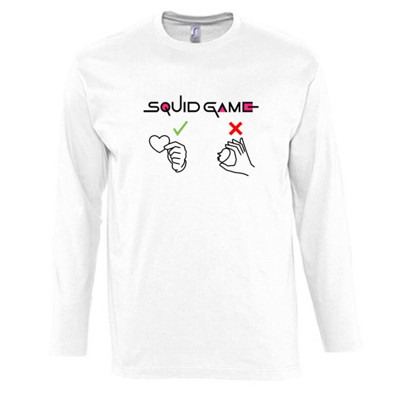 Squid game We play Hosszú Ujjú Póló