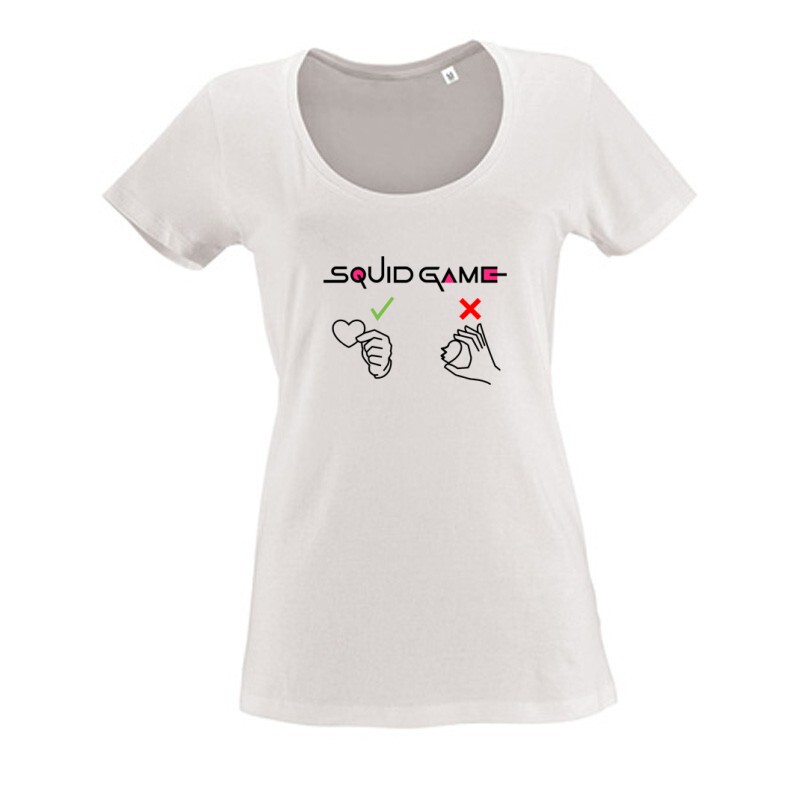 Squid game We play Női O Nyakú Póló