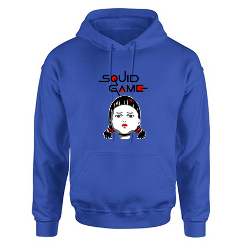 Squid game Doll Unisex Kapucnis Pulcsi