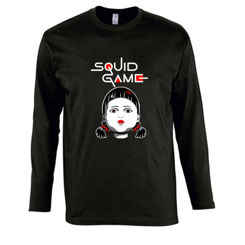 Squid game Doll Hosszú Ujjú Póló