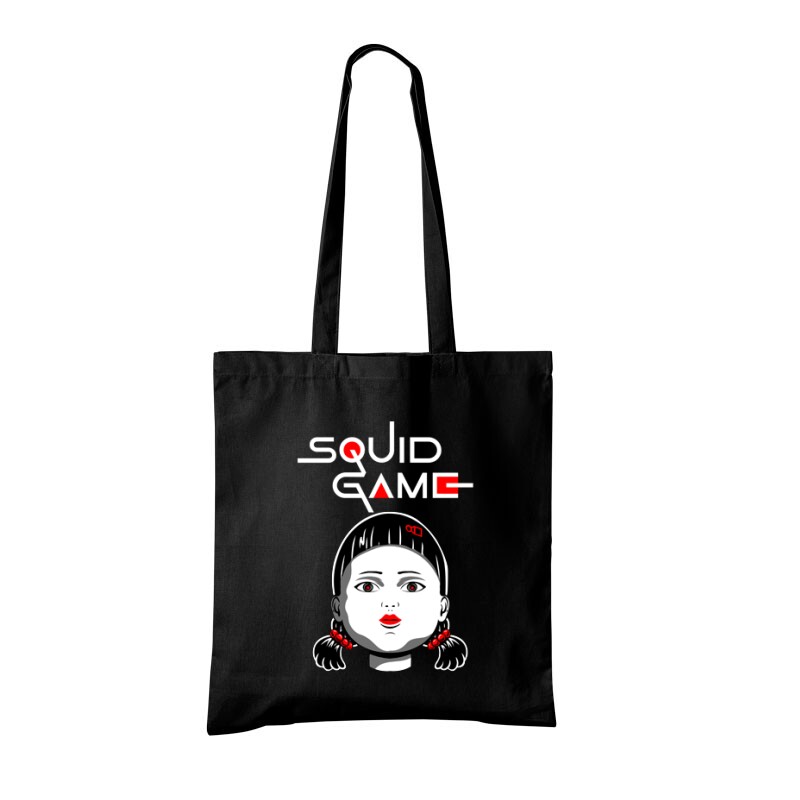 Squid game Doll Bevásárló Táska