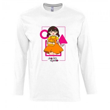 Squid game Doll 2 Hosszú Ujjú Póló