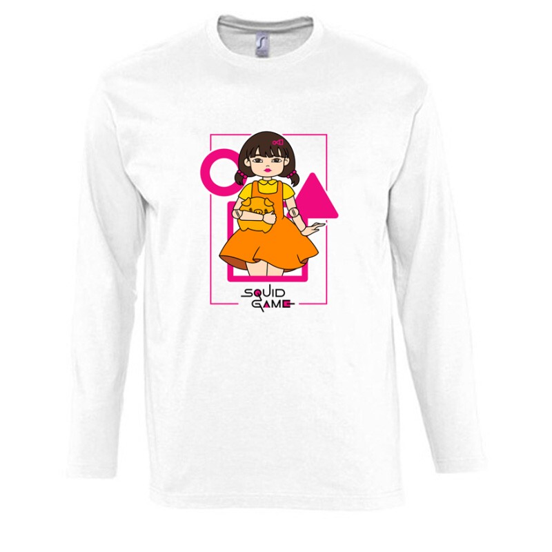 Squid game Doll 2 Hosszú Ujjú Póló