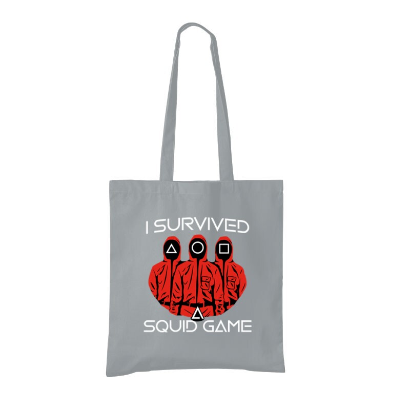 Squid game I Survived Bevásárló Táska