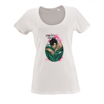 Squid game Seong Gi-hun Női O Nyakú Póló