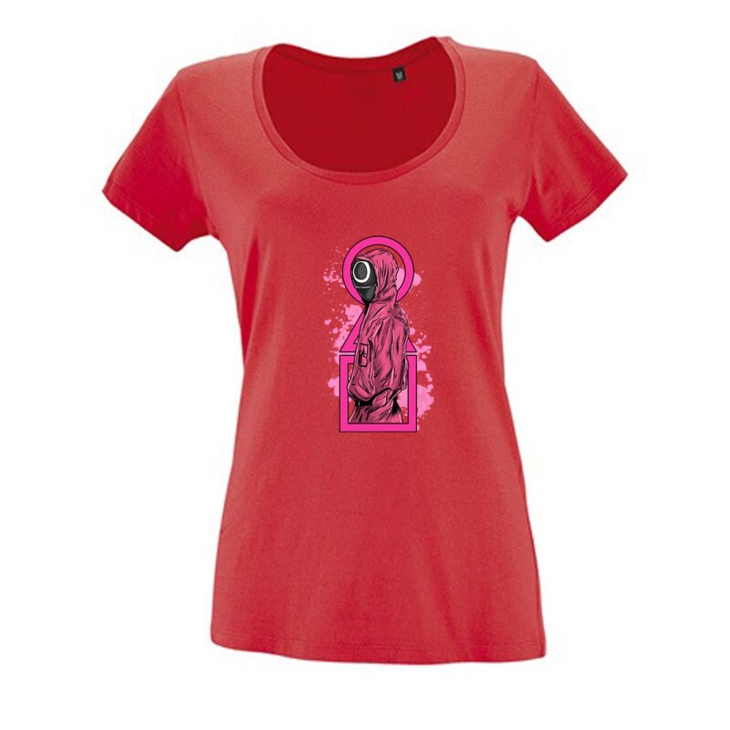 Squid game Solder&symbol Női O Nyakú Póló