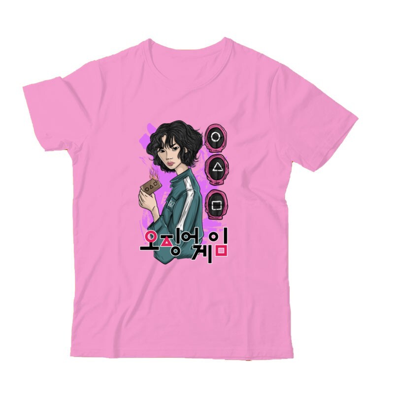 Squid game Kang Sae-byeok Gyermek Póló