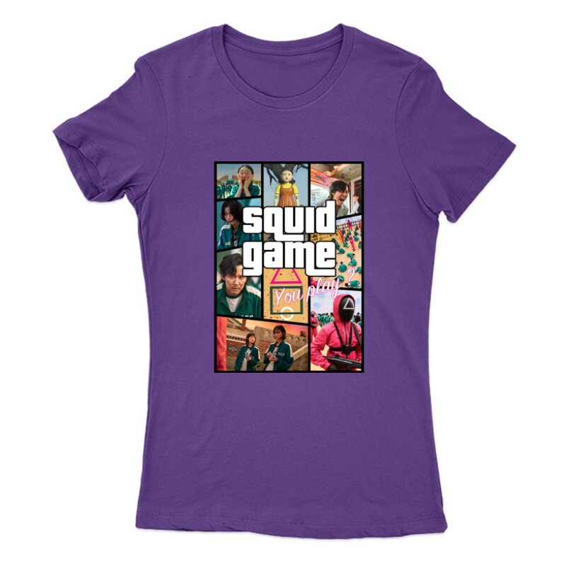 Squid Game Gta Style Női Póló