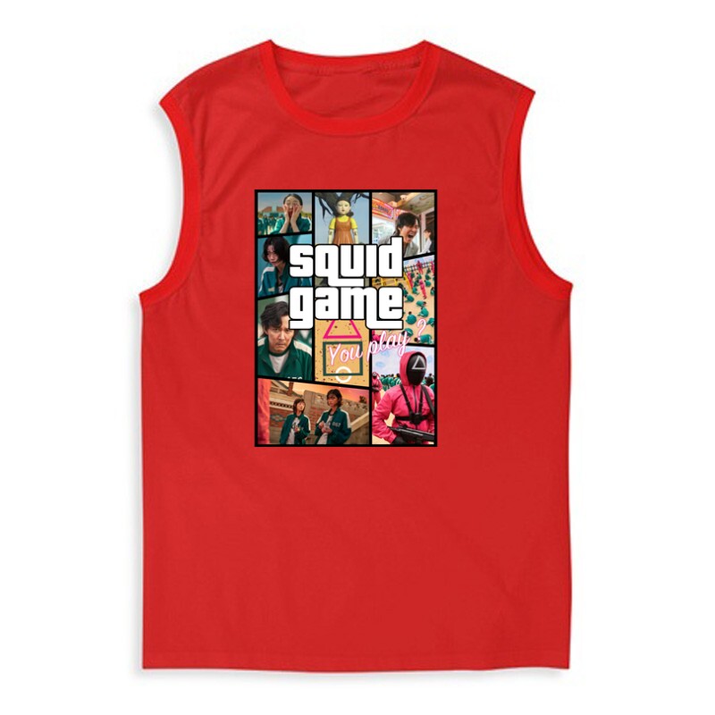Squid Game Gta Style Férfi Trikó