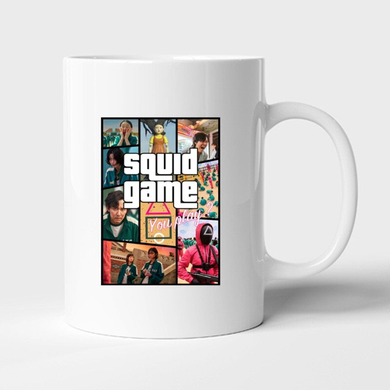 Squid Game Gta Style Bögre