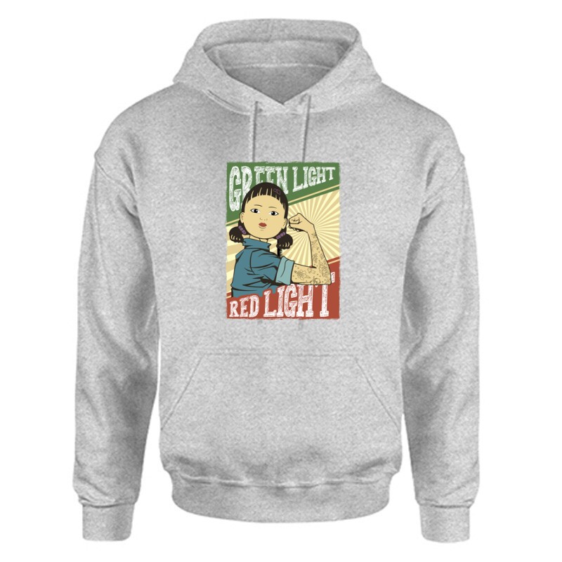 Green light or red light Unisex Kapucnis Pulcsi