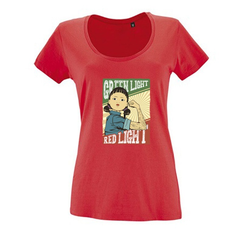 Green light or red light Női O Nyakú Póló