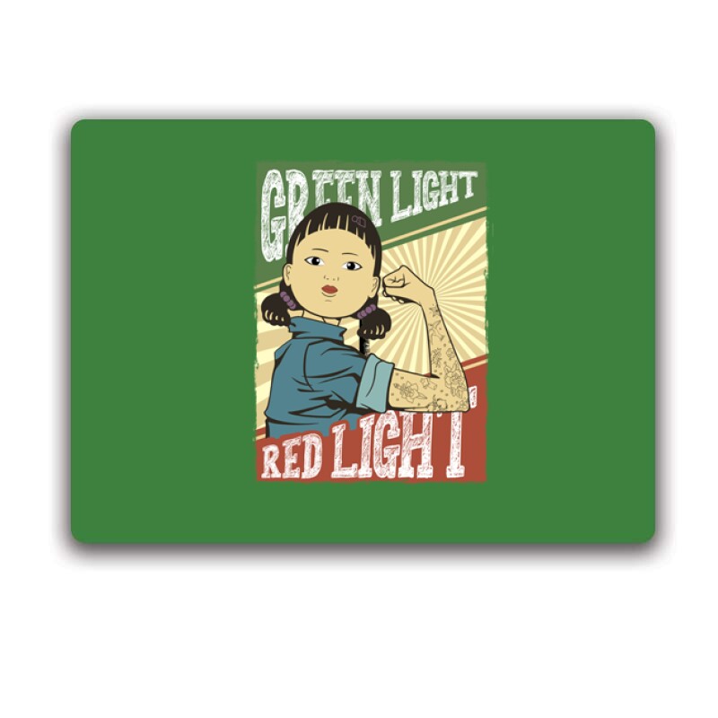 Green light or red light Egérpad