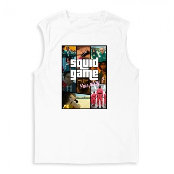 Squid Game Gta Style 2 Férfi Trikó