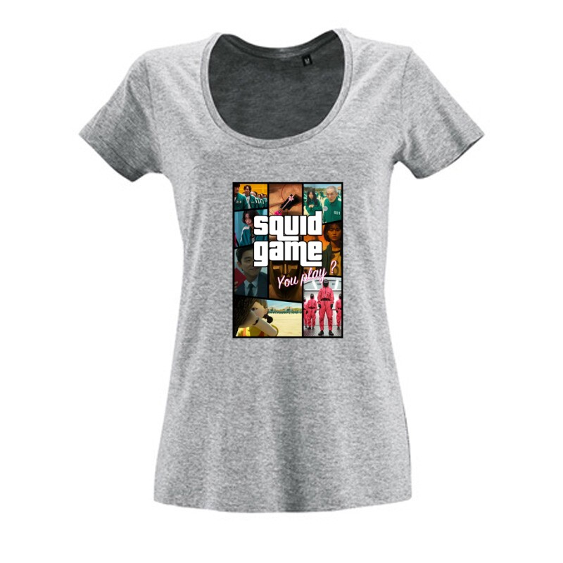 Squid Game Gta Style 2 Női O Nyakú Póló