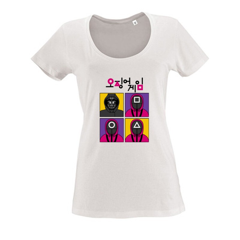 Squid Game priority 2 Női O Nyakú Póló