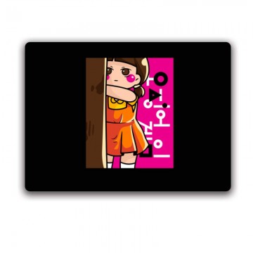 Squid Game Doll 3 Egérpad