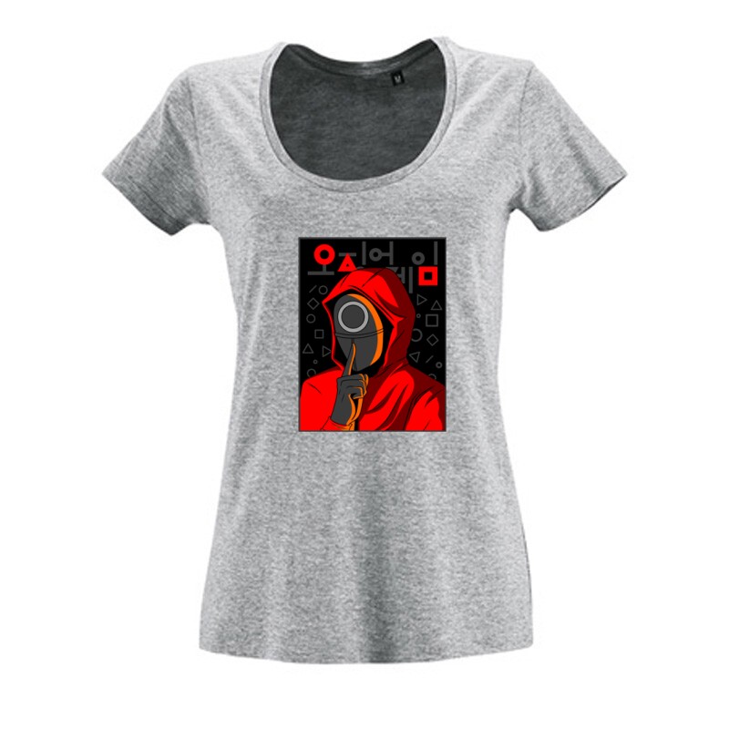 Squid Game Silence Női O Nyakú Póló