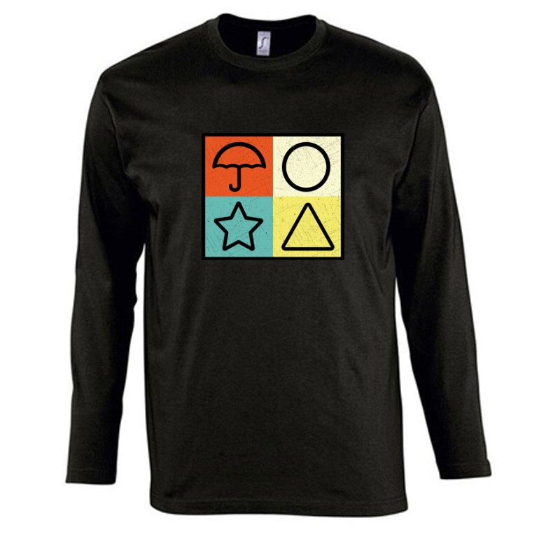 Squid Game Signs Hosszú Ujjú Póló