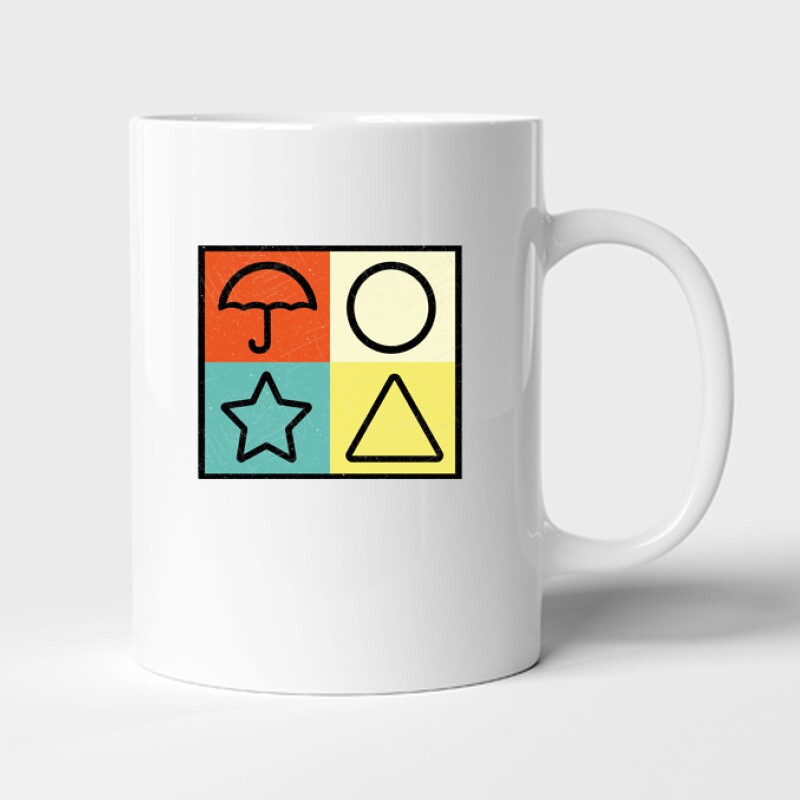 Squid Game Signs Bögre