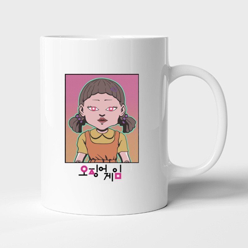 Squid Game Doll 4 Bögre