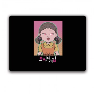 Squid Game Doll 4 Egérpad