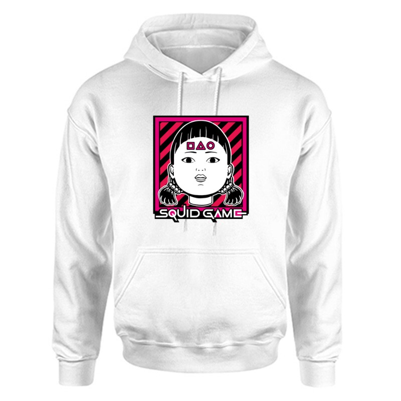 Squid Game Doll 5 Unisex Kapucnis Pulcsi