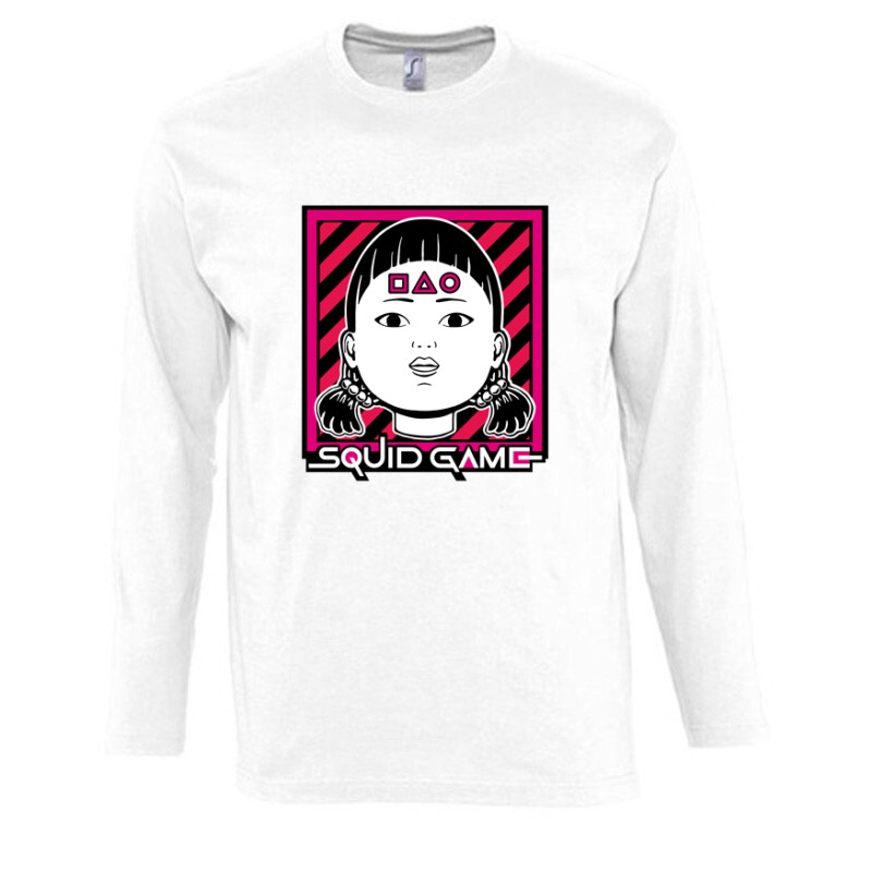 Squid Game Doll 5 Hosszú Ujjú Póló