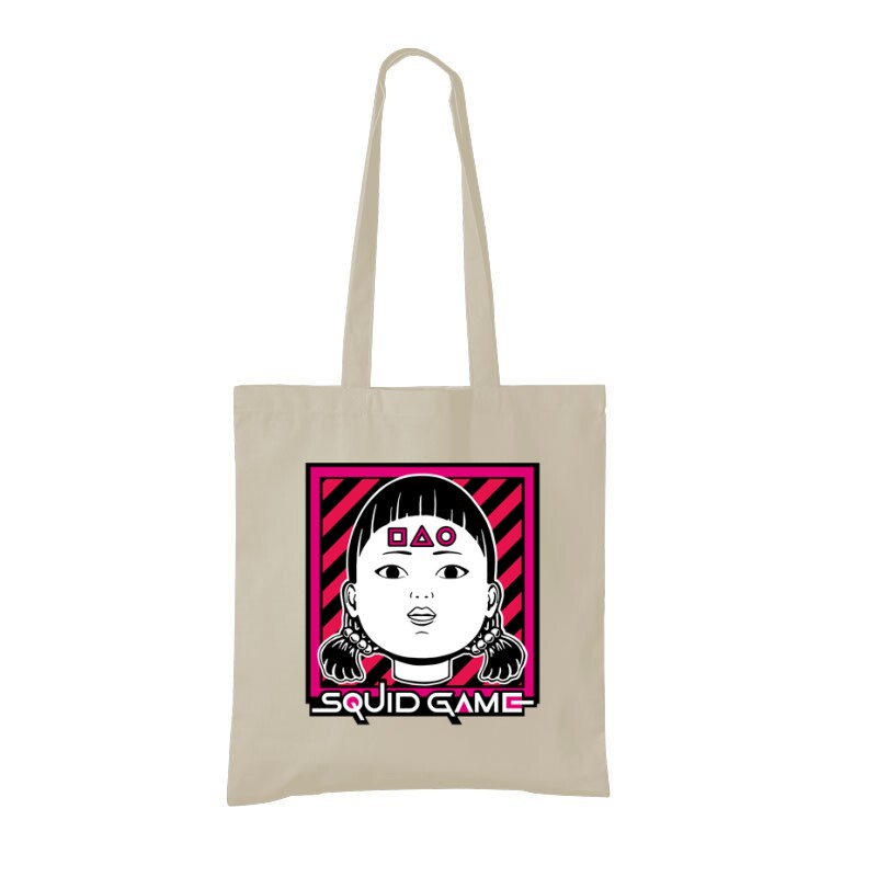 Squid Game Doll 5 Bevásárló Táska