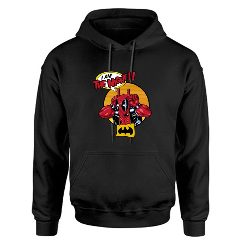 I Am the Night Unisex Kapucnis Pulcsi