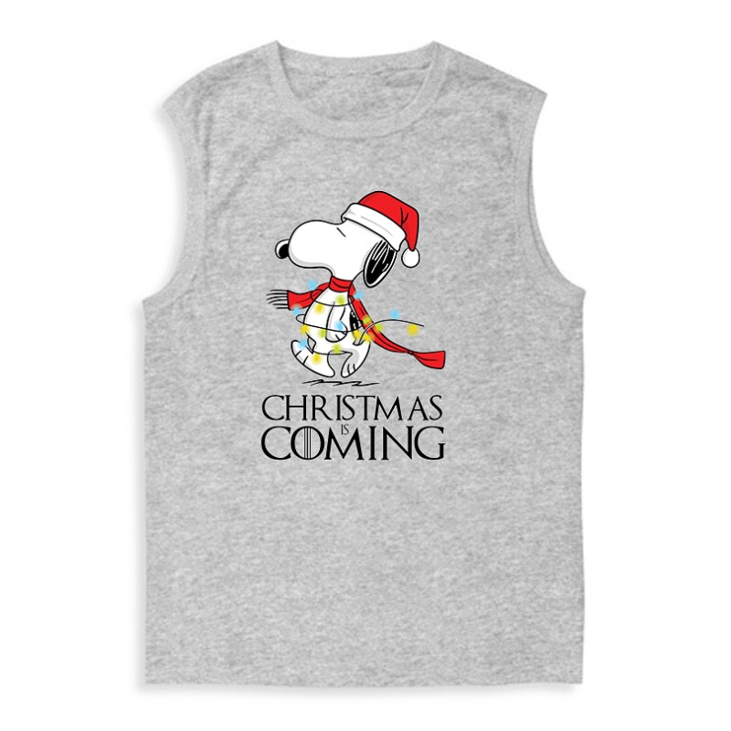 Christmas is coming (Snoopy) Férfi Trikó