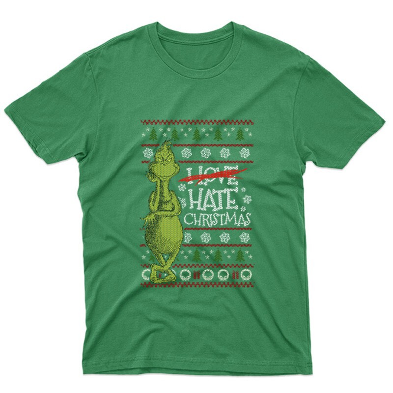 I Hate Christmas (Grinch) Unisex Póló