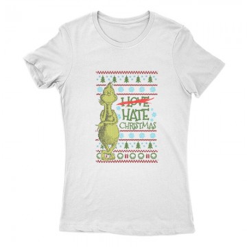 I Hate Christmas (Grinch) Női Póló