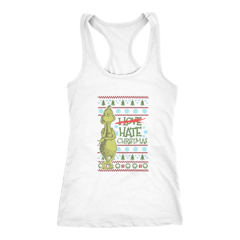 I Hate Christmas (Grinch) Női Trikó