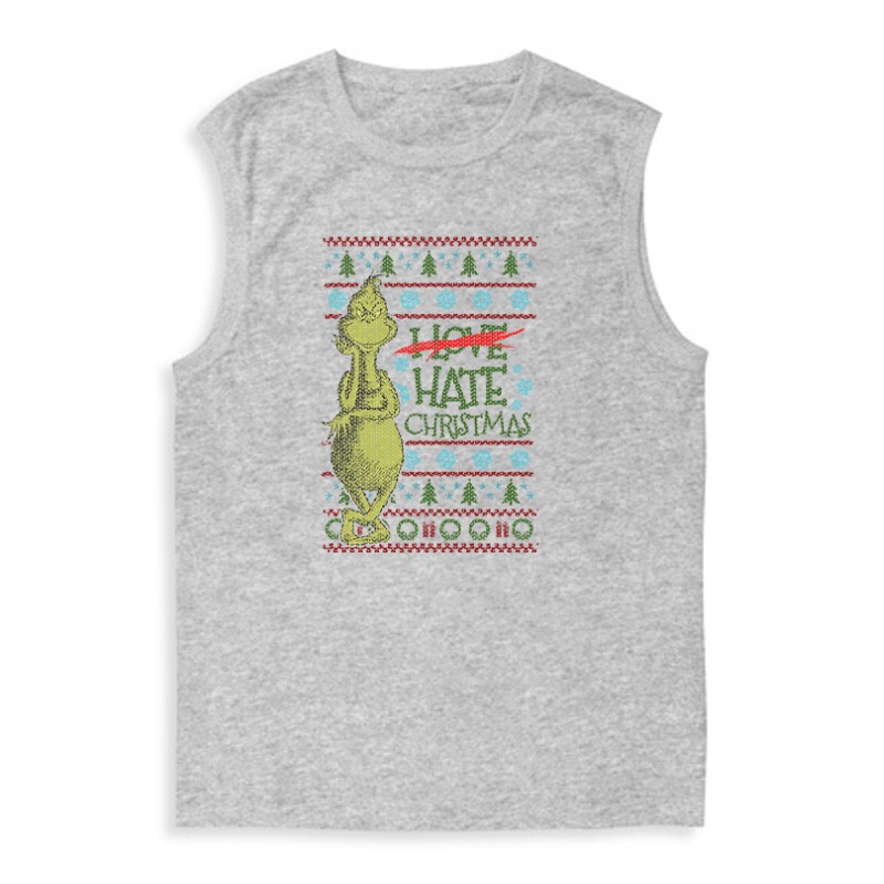 I Hate Christmas (Grinch) Férfi Trikó