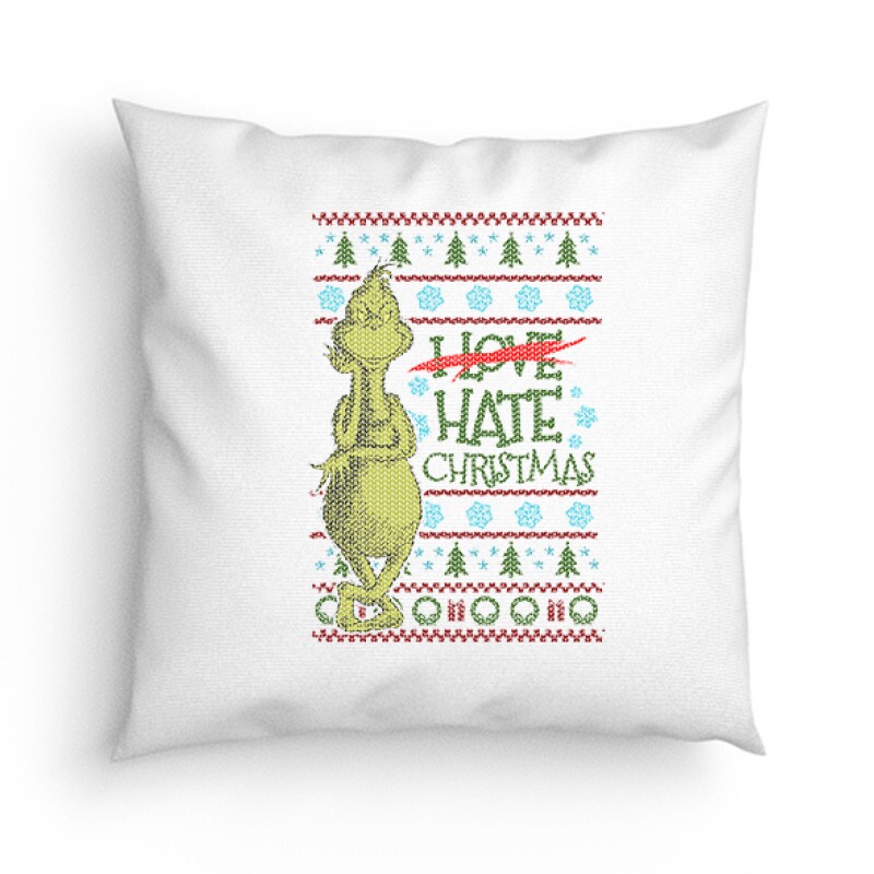 I Hate Christmas (Grinch) Párna
