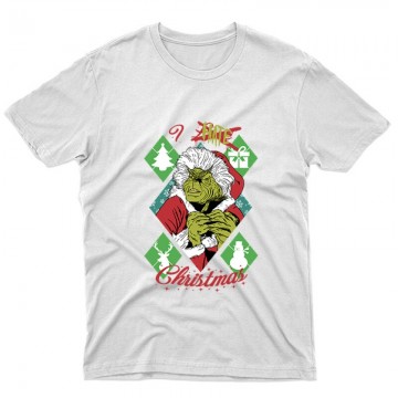 I Hate Christmas (Grinch_2) Unisex Póló