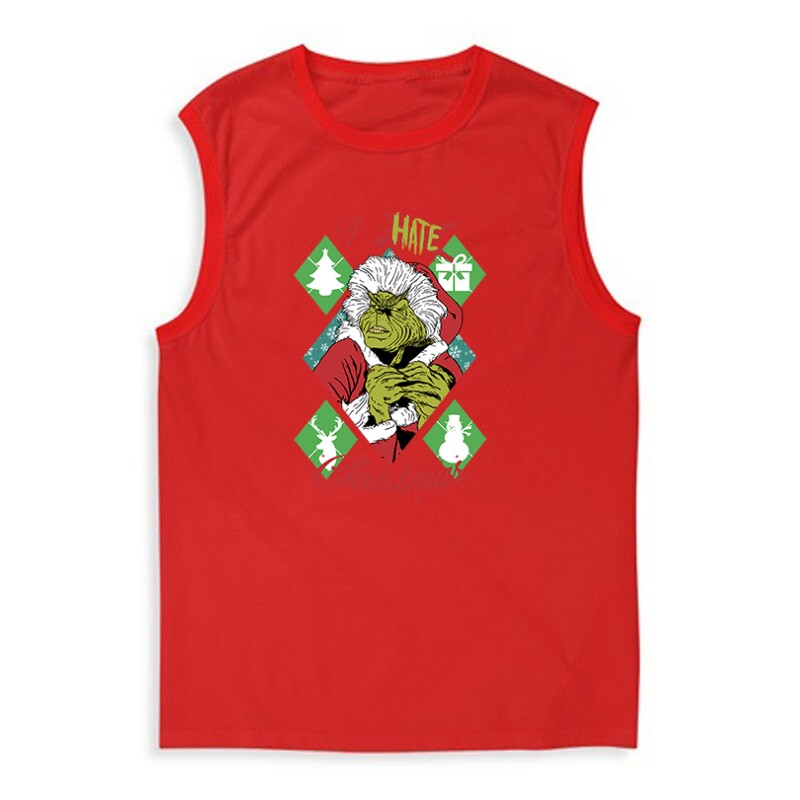 I Hate Christmas (Grinch_2) Férfi Trikó