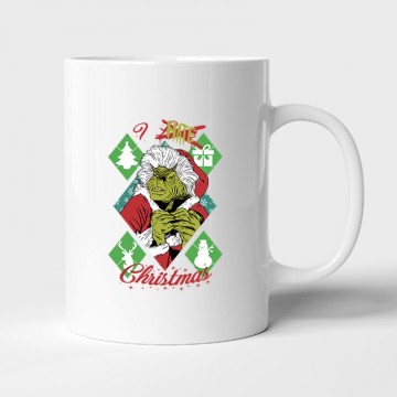 I Hate Christmas (Grinch_2) Bögre