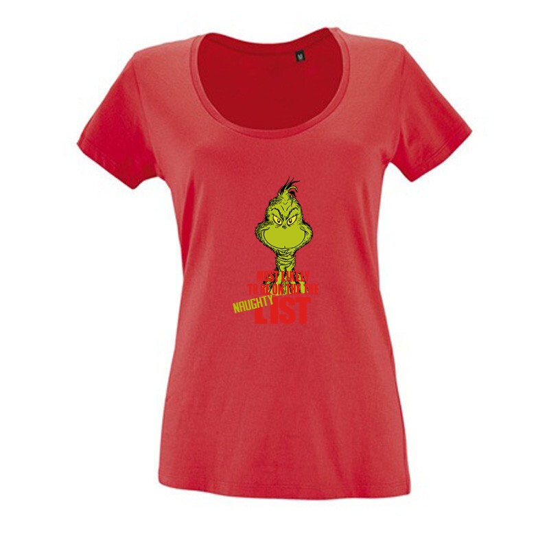 Naughty List Női O Nyakú Póló