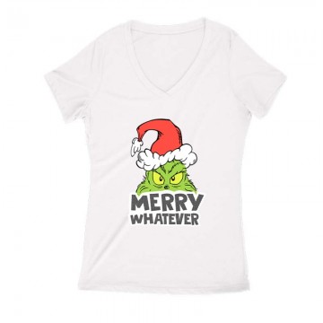 Merry Whatever_3 Női V Kivágott póló