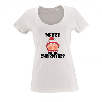 Merry Chrismyass Női O Nyakú Póló