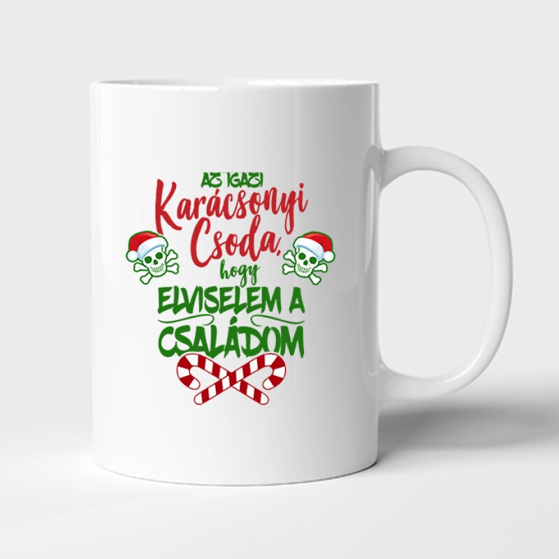 Karácsonyi csoda Bögre