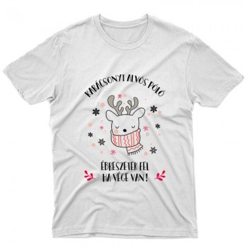 Karácsonyi Alvós Póló Unisex Póló