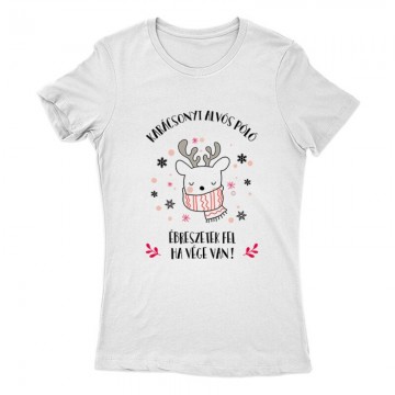 Karácsonyi Alvós Póló Női Póló